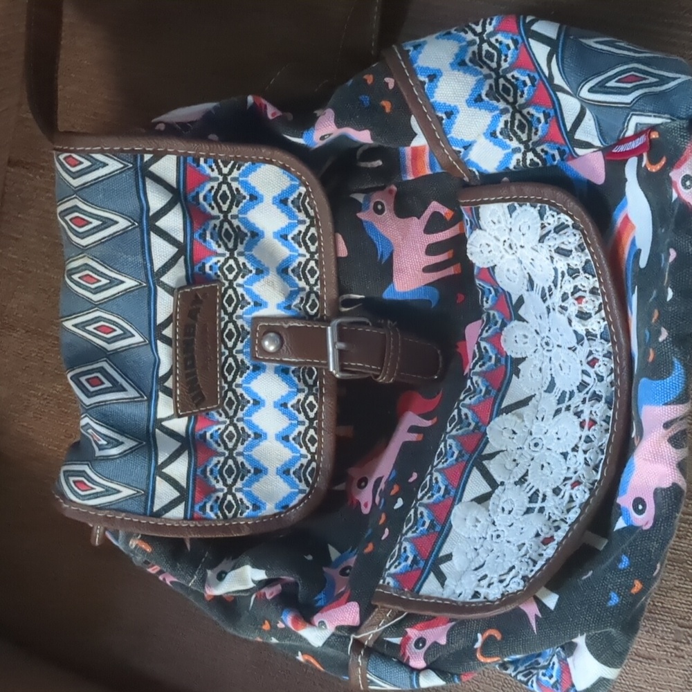 Unicorn two pocket bag